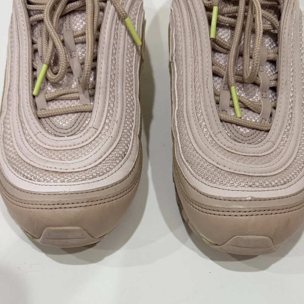 Nike Air Max 97 Women's Barley Rose Volt Sneakers Size 9.5